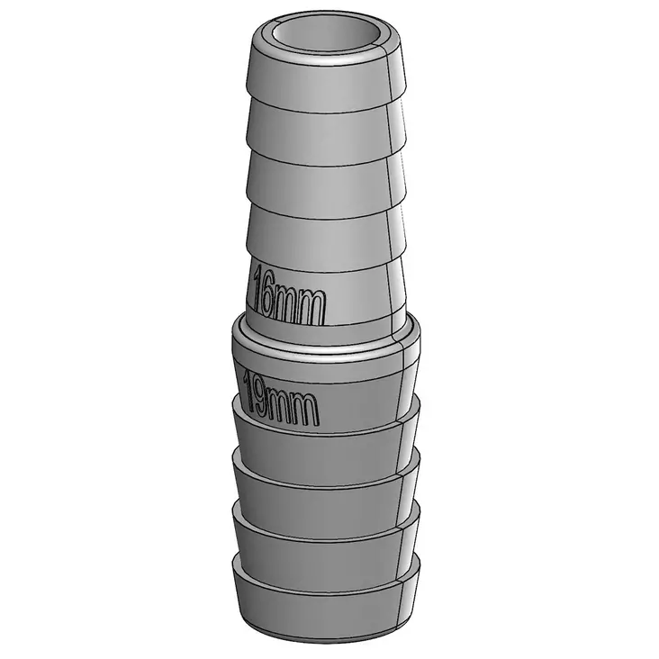 SUPISTUSNIPPA 19-16MM - Läpiviennit, letkuliitos ja sulkuhanat - M9515030452 - 1