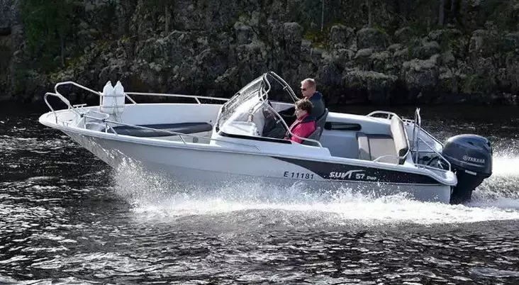 Suvi 57 Duo Pulpettivene Premium Pehmusteet Peräkuomu ilman moottoria - Suvi Lasikuituveneet - 50702 - 1