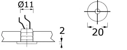 Apus-R LED Tunnelma- ja sisustusvalo - Valaisimet ja lamput veneisiin - D123612 - 2