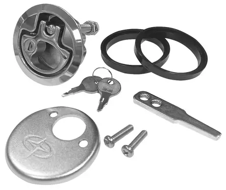 KIRISTÄVÄ LUUKUNSALPASARJA Ø 76MM - Veneen lukot ja saranat - M9516060112 - 1