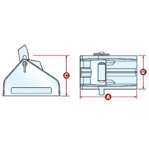 LEWMAR KETJUVARMISTIN 10MM - Lowrance vene-elektroniikka - M9512400222 - 2