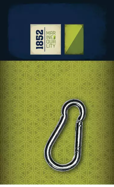 PALOMIEHENHAKA GALVANOITU 80X8MM - Lowrance vene-elektroniikka - M9513038012 - 1