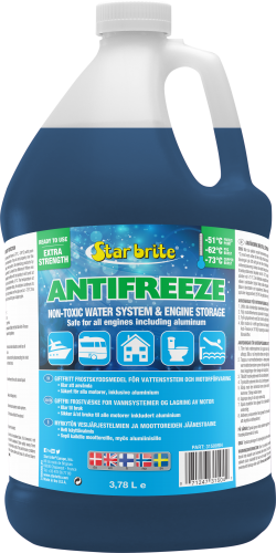 Star brite Anti Freeze -73 3,78 gal myrkytön Kausisäilytysaine - Veneen tai moottorin kausisäilytys - D259452 - 1