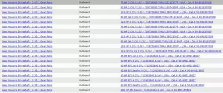 Eväsinkki/Trim Tab Mercury (31640T5, 8M0036746) 30-125hv - Mercury/Mercruiser osat - 26042 - 2