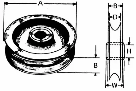 PYLPYRÄN KEHRÄ S3130-50MM AIS316 - Purjevenetarvikkeet - M9513007102 - 1