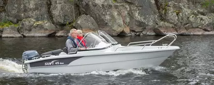 Suvi 45 Duo Pulpettivene Pitkäperä sis. Kölirauta Laminaattisarja - Suvi Lasikuituveneet - 34132 - 1