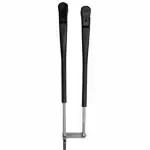 Pyyhkijän kaksoisvarsi 371-456mm, musta, RWS-moottorille VETUS - Tuulilasinpyyhkijät veneisiin - 24942 - 1