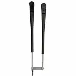 Pyyhkijän kaksoisvarsi 371-456mm, musta, RWS-moottorille VETUS - Tuulilasinpyyhkijät veneisiin - 24942 - 1