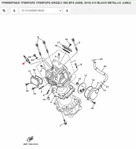 Sytytystulppa LMAR6A-9 Yamaha Moto/Mönkijä 947010042300 - Yamaha muut - 25082 - 2