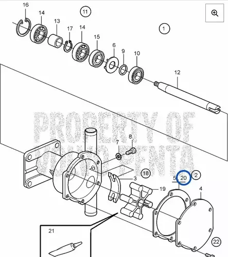 Tiiviste - Sisäperämoottorin osat - 6482 - 2
