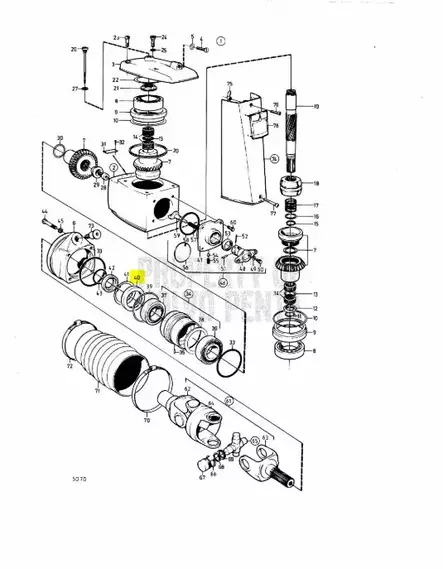 Tiivisterengas Stefa/Lip Seal (72mm) Vol - Sisäperämoottorin osat - 43022 - 2