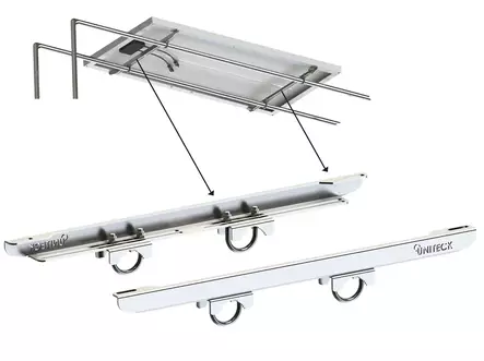 UNIFIX 100W KAARITELINE AURINKOPANEELEIL - Aurinkopaneelit ja -säätimet veneisiin - M9514004422 - 1