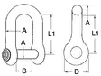 Ankkuri sakkeli 10-mm - Ankkurointi ja kiinnitys - D122982 - 2