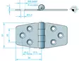LUUKKUSARANA RST - Veneen lukot ja saranat - M9516003012 - 3