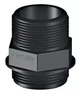 YHDISTÄJÄ UROS/UROS 1 1/2'' BSP, MUSTA - Veneen LVI - M9515030532 - 1