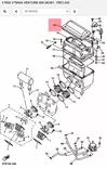 Element Assy Air Cleaner Yamaha Kelkka (Ilmansuodatin V-Max 500) - Yamaha Moto - 38502 - 4