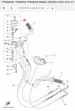 Kaasukahva/Throttle Lever Assy Yamaha ATV YMF350 Grizzly 4WD - Yamaha Moto - 31302 - 3