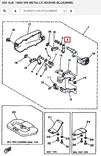 Kaasun Välitysvipu/Throttle Lever Control Yamaha 25J 30D - Varaosat ja lisävarusteet - 52592 - 2