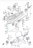 KÄYTETTY-Vaihteistokotelo/Case Gear Suzu - Suzuki osat perämoottorille - 42822 - 5