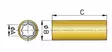 Kumilaakeri 30mm Akselille VETUS 30x45x120mm FH-Kuori - Vetus moottorin alkuperäisosat - 8622 - 2