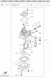 O-Rengas/O-Ring Carburetor Yamaha F2.5A/B F9.9C F13.5A F15A - Yamaha muut - 31522 - 2