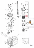 Polttoainesuodatin/Fuel Filter Assy Minor MerCruiser MPI moottorit GEN 3 - Mercury/Mercruiser osat - 40952 - 3