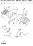 Radiator Assy/Jäähdytin Yamaha Skootteri YN50 NEOS - Yamaha Moto - 39112 - 5