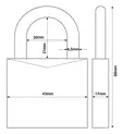 RIIPPULUKKOSARJA 2KPL - Lukot veneisiin - M9516032422 - 3