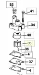 Siipipyörä EVINRUDE/JOHNSON 4-8hv 2-T 4-T 0389576 - Perämoottorin Jäähdytys - 35552 - 2