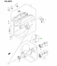 Suzuki Anodi/Sinkki DF9.9-60hv/DT3.5-85hv Zinc Assy Protection - Suzuki osat perämoottorille - 37592 - 4