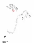 Termostaattikotelon Tiiviste/Seal Thermostat Cover Suzuki DF9.9-DF20 - Suzuki osat perämoottorille - 50822 - 2