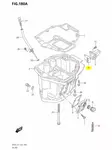 Tiiviste Pakoputki/Gasket Exhaust Tube Suzuki DF70A-DF100B - Suzuki osat perämoottorille - 42982 - 2
