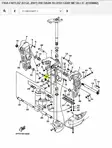 Trimmianturin Pidike/Lever Tilt Yamaha F80A F100A F100C - Yamaha muut - 18292 - 2