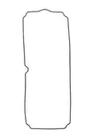 Venttiilikopan Tiiviste/Seal Cylinder 2 Yamaha F40G F70A/B - Yamaha osat perämoottoreille - 52552 - 1