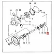 Yanmar Vesipumpun stefa Oil Seal TC13X28X7 - Yanmar moottorin alkuperäisosat - 34412 - 2