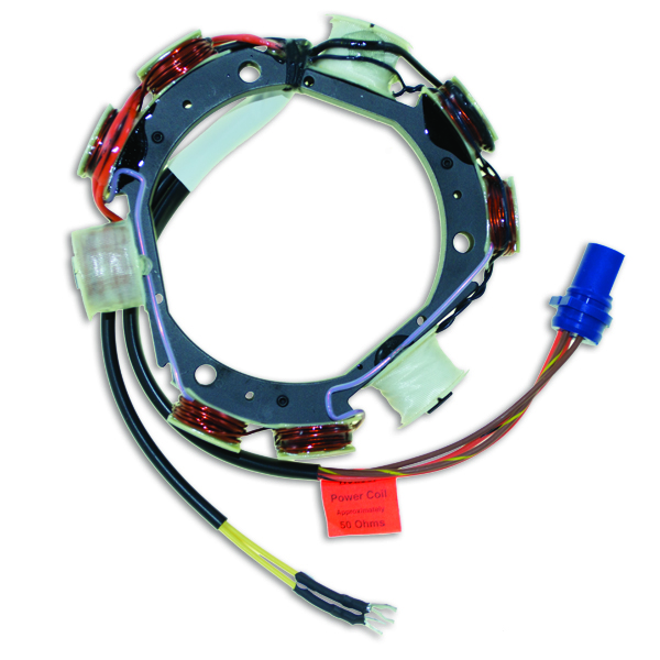 Cdi Elec. Johnson Evinrude Stator - 2/3 Cyl. (9 Amp) - Perämoottorin Sähköosat - D186062 - 1
