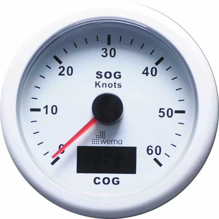 GPS NOPEUSMITTARI 60 s, VALKOINEN - Venesähkö - M9514700712 - 1