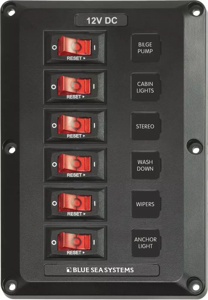 KATKAISINPANEELI 6 KATKAISINTA - Venesähkö - M9514802312 - 1