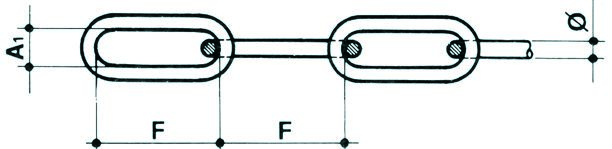 KETTINKI 2MM AISI316, PITKÄ LENKKI - Lowrance vene-elektroniikka - M9518017202 - 1