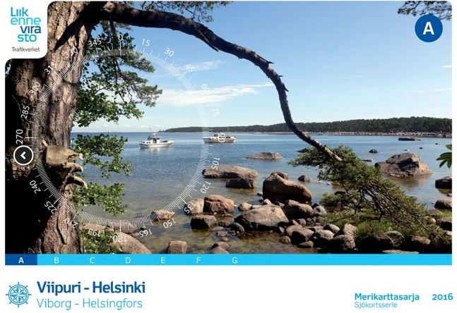 Karttasarja A VIIPURI-HELSINKI Painos 2016 - Veneilykartat - 7942 - 1