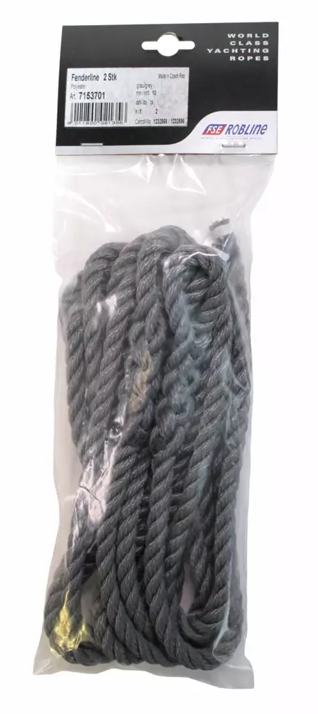 KÖYSI FENDERLINE 10MM/2X2M ANTRASIITTI - Veneen kiinnitys - M9517159372 - 1