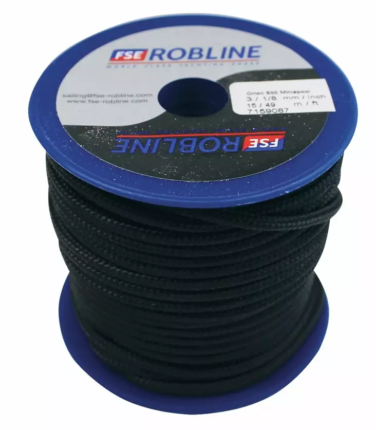 KÖYSI MINI-REELS ORION 500 2MM/30M MUSTA - Veneen kiinnitys - M9518152702 - 1