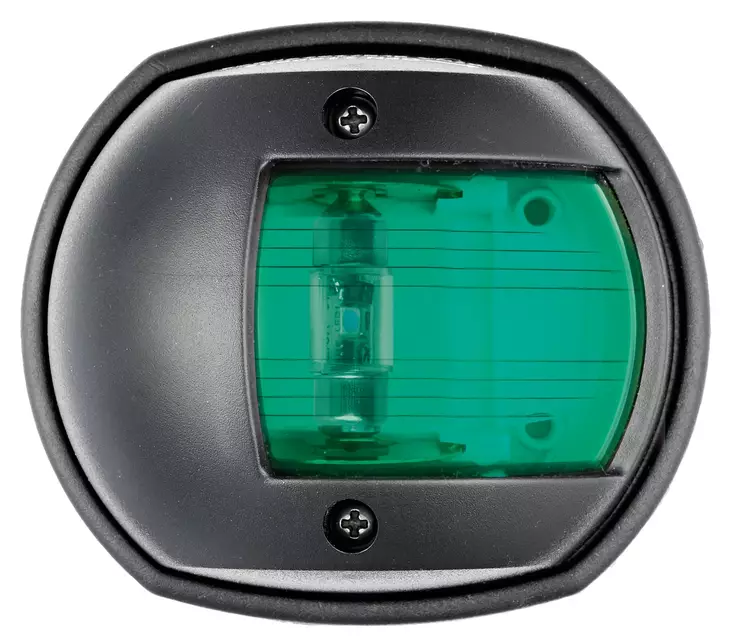Kulkuvalo LED Compact 12 musta - vihreä - Valaisimet ja lamput veneisiin - D225522 - 1