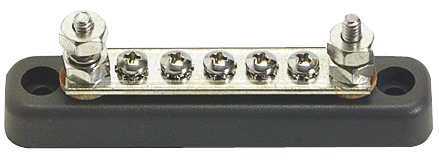Kytkentäkiskot 2x5mm - 5x4mm - Venesähkön asennustarvikkeet - D123732 - 1