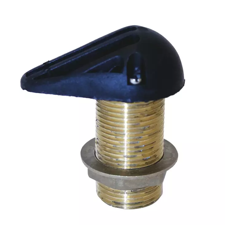 LÄPIVIENTI SIHDILLÄ 1/2' MESSINKIÄ - Veneen LVI - M9515032022 - 1