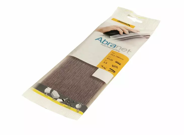 MIRKA ABRANET 70X198 MM 120 FLOWPACK - Veneenhoitotuotteet ja maalit - M9519401162 - 1