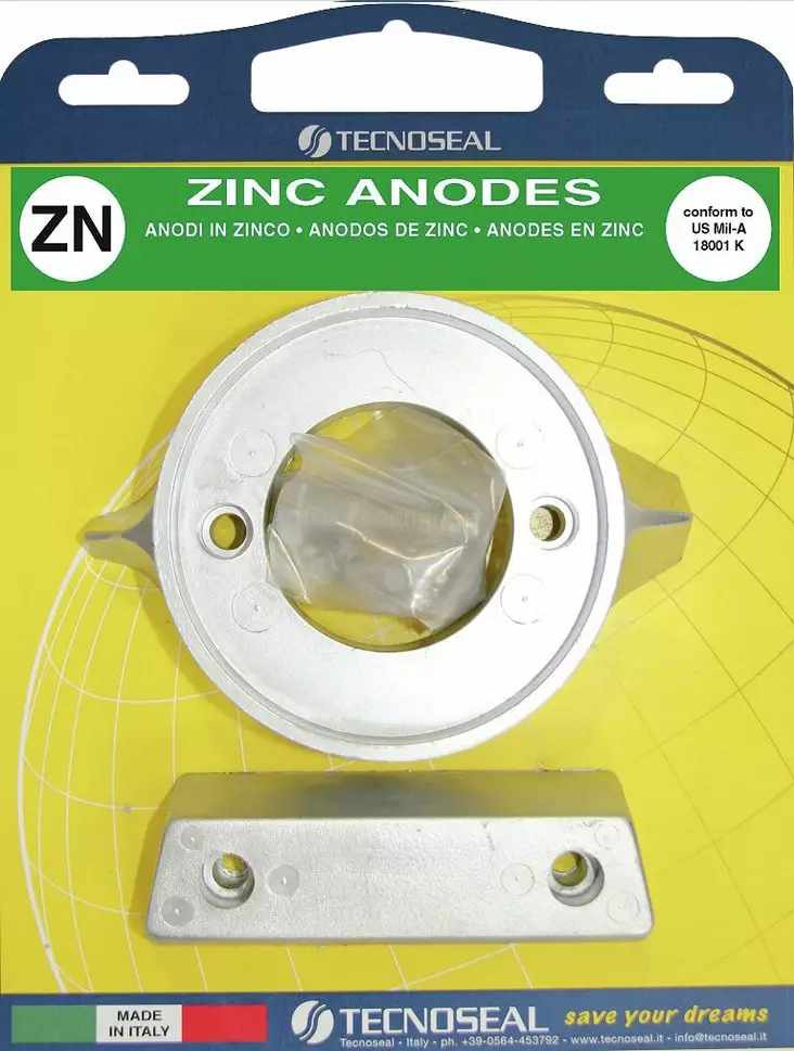 MOOTTORISINKKISARJA VOLVO 290 - Anodit perä- ja sisäperämoottoreille - M9512130112 - 1