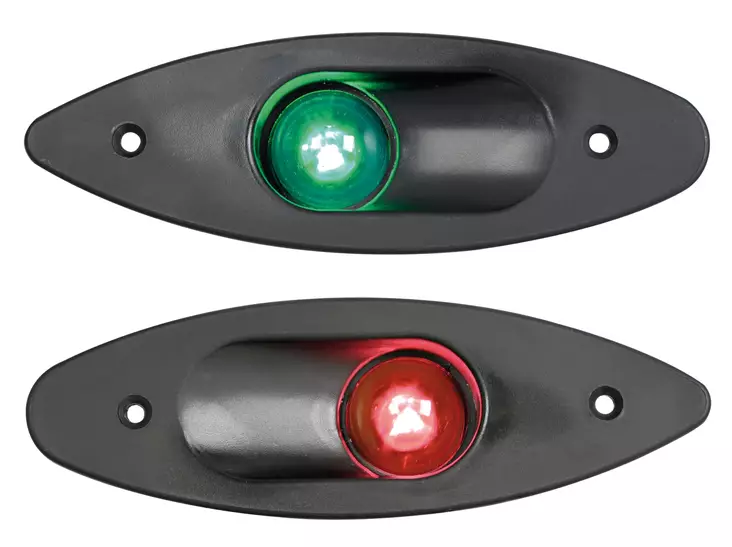 Osculati Built-in ABS navigation light green/black - Valaisimet ja lamput veneisiin - D391652 - 1