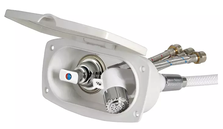 Suihkuboxi 2.5m valk. - Veneen vesihanat ja pesualtaat - D123852 - 1