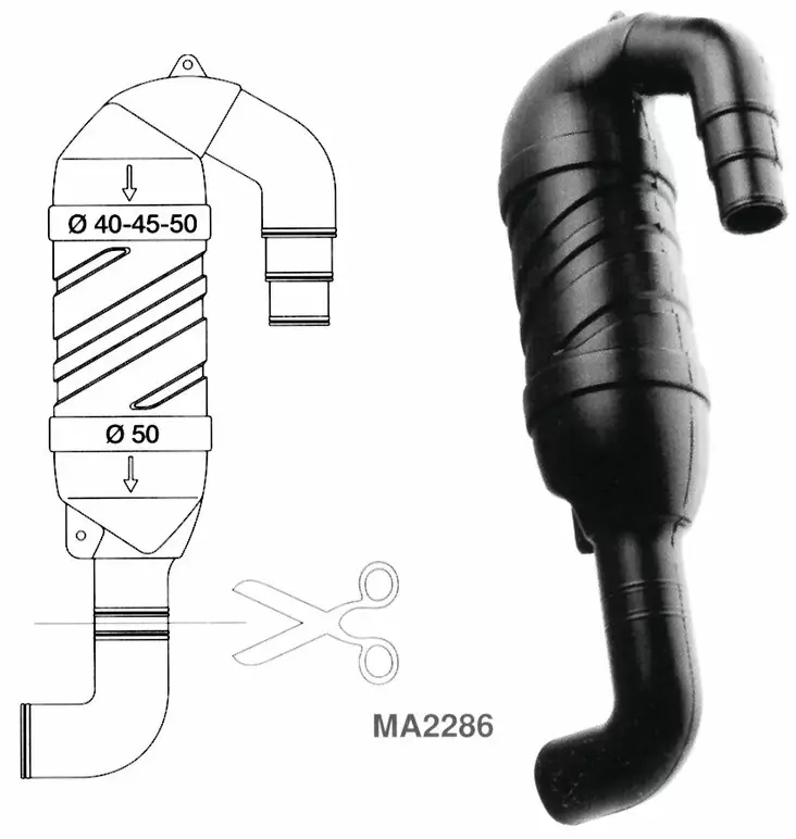 VESILUKKO MUOV. MA2286 - Pakojärjestelmät veneisiin - M9513780112 - 1